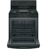 Ge 66 Series Black 30" Gas Range