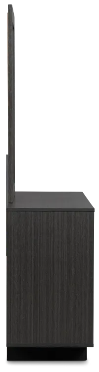 Everett Gray Dresser & Mirror