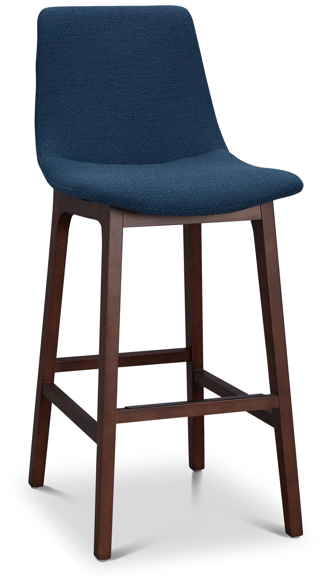 Hamilton Dark Blue Fabric 30" Upholstered Barstool Hamilton Dark Blue Fabric 30" Upholstered Barstool