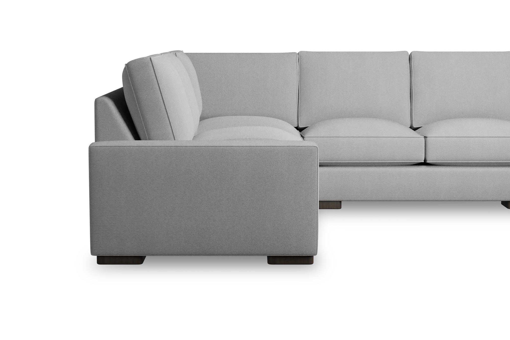 Edgewater Delray Light Gray Medium Right Chaise Sectional Edgewater Delray Light Gray Medium Right Chaise Sectional