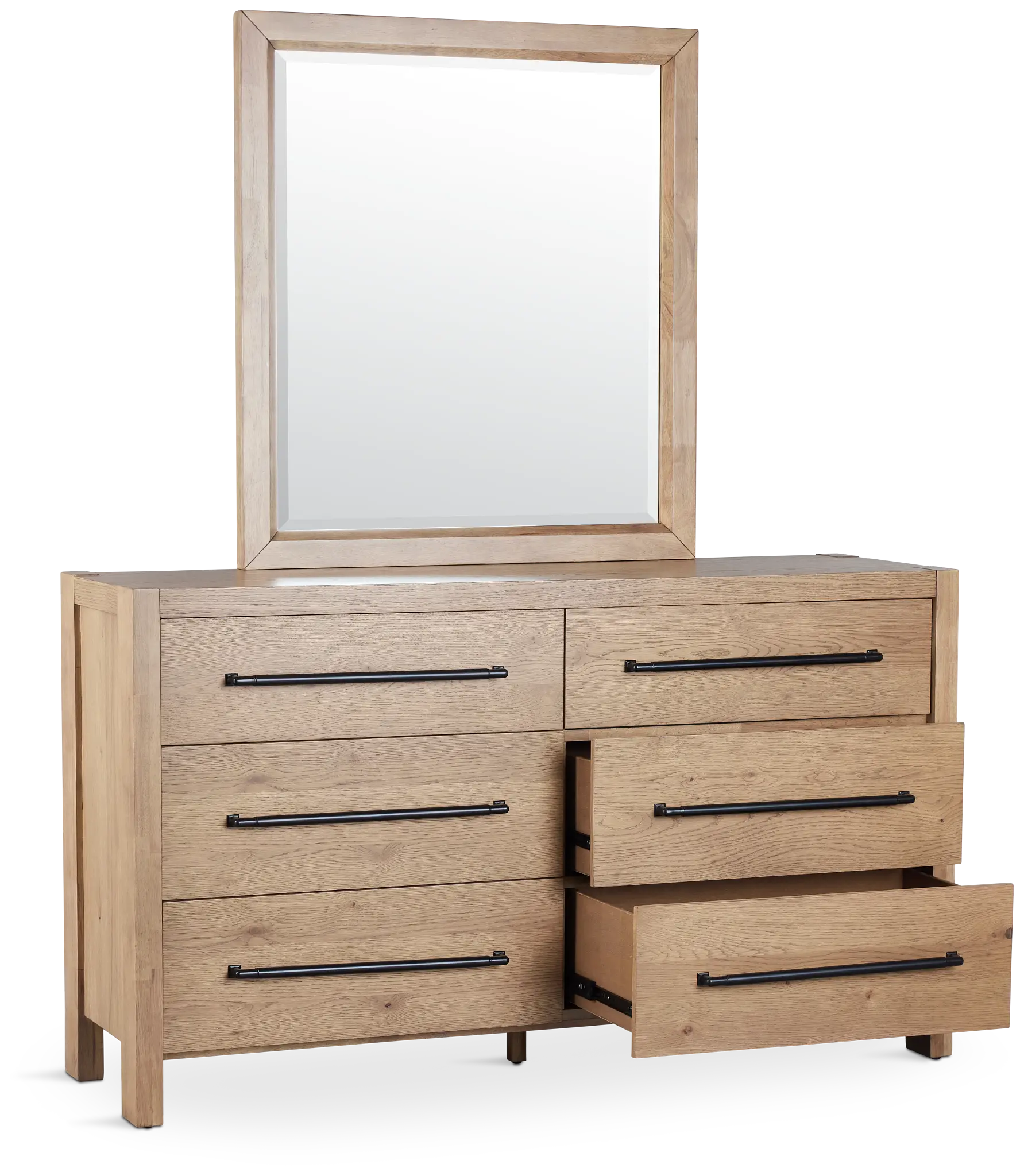 Tahoe Light Tone Dresser & Mirror Tahoe Light Tone Dresser & Mirror