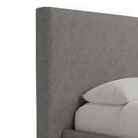 Grayton Linen 54" Upholstered Platform Bed