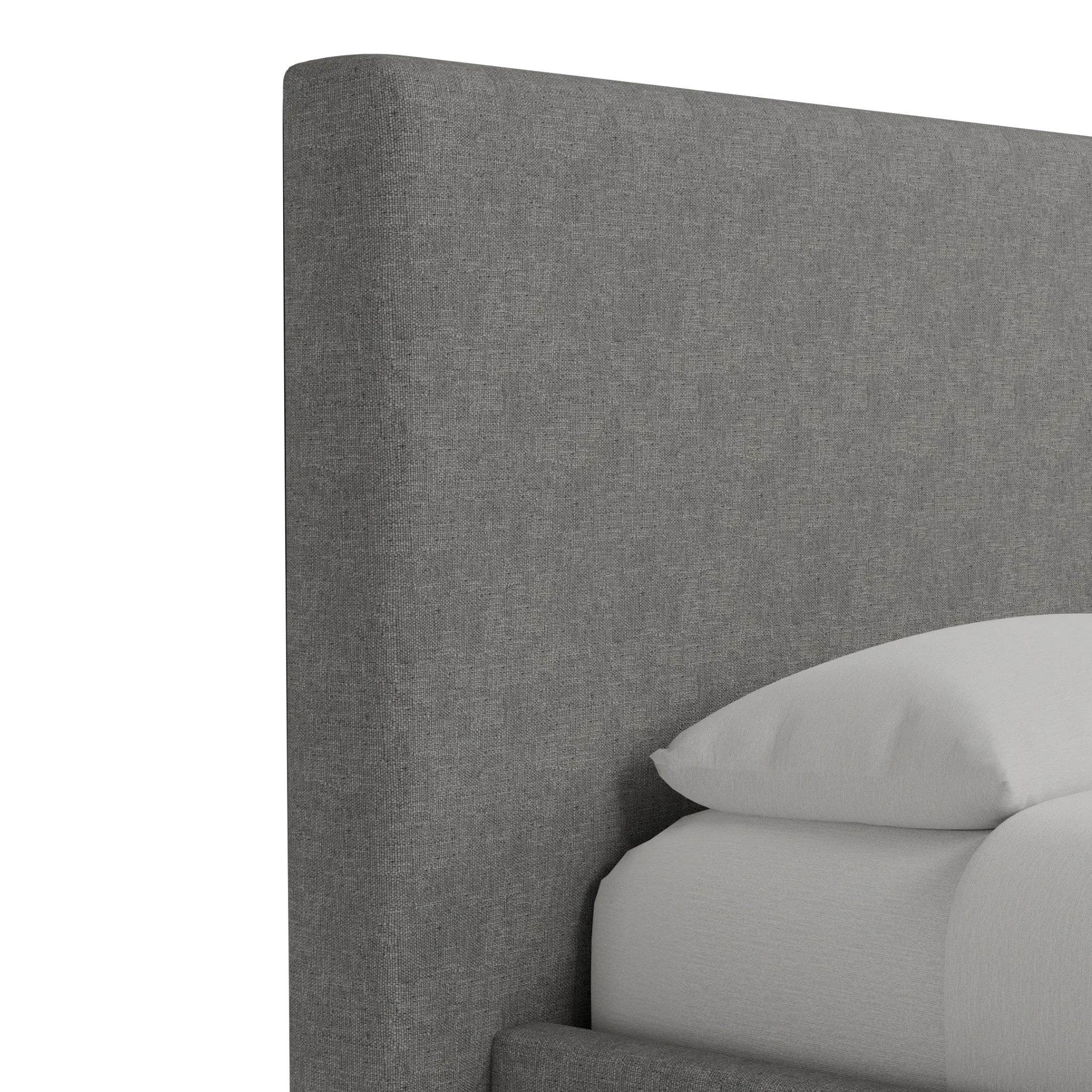 Grayton Linen 54" Upholstered Platform Bed