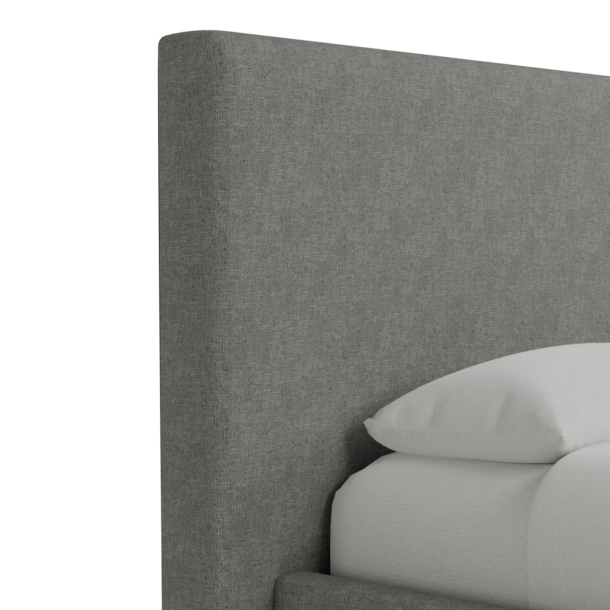 Grayton Linen 54" Upholstered Platform Bed Grayton Linen 54" Upholstered Platform Bed