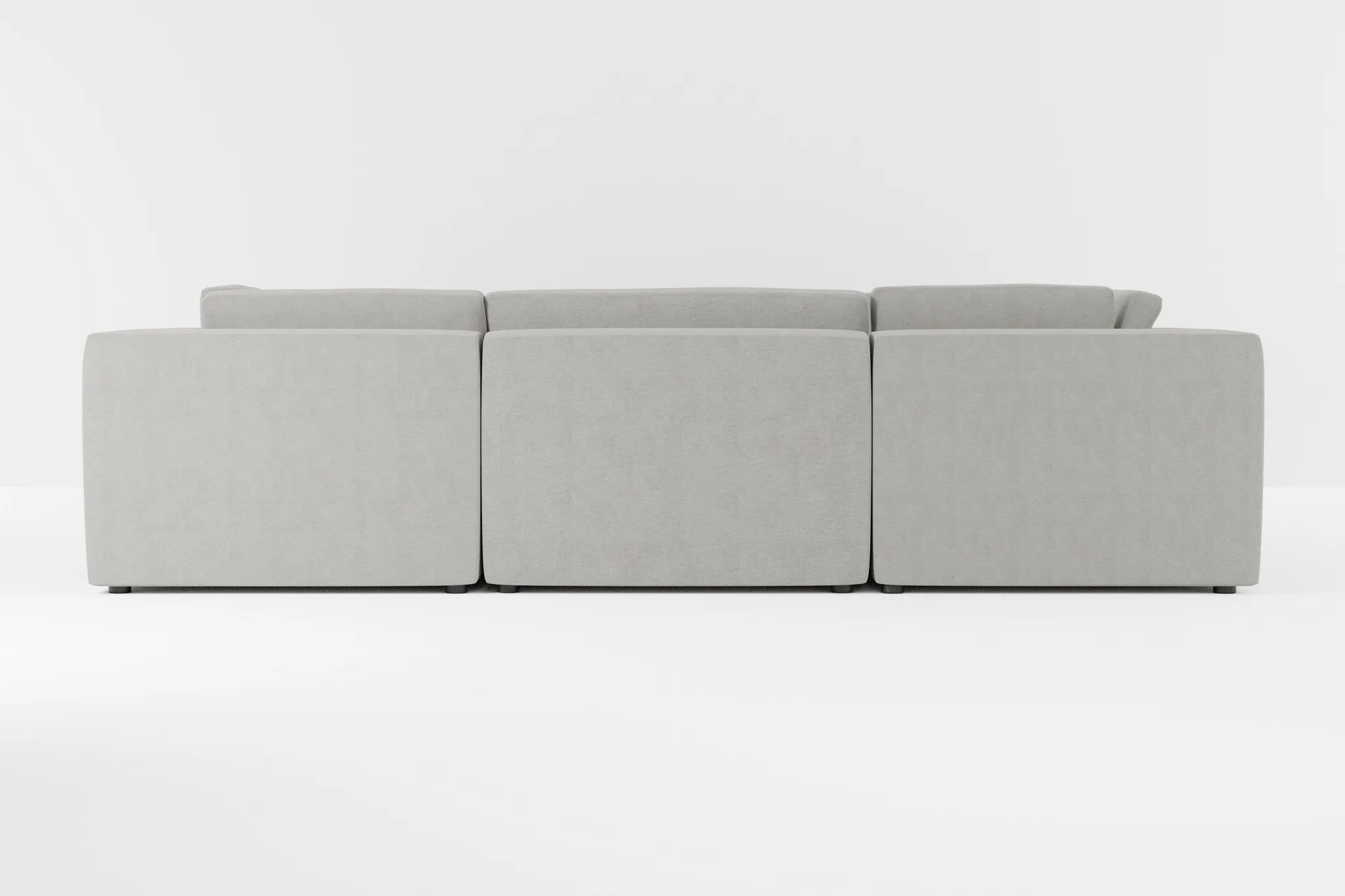 Destin Maguire Gray Fabric 8-piece Modular Sectional