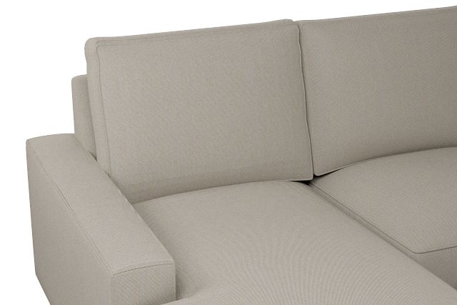 Edgewater Peyton Beige Medium Left Chaise Sectional