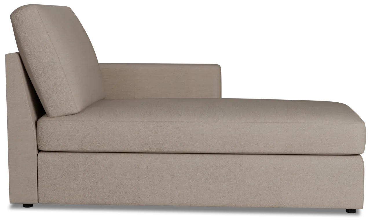 Citymod Beige Fabric Right Chaise