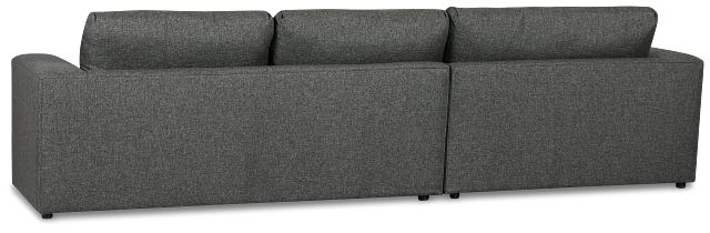 Brantley Dark Gray Fabric Left Chaise Sectional