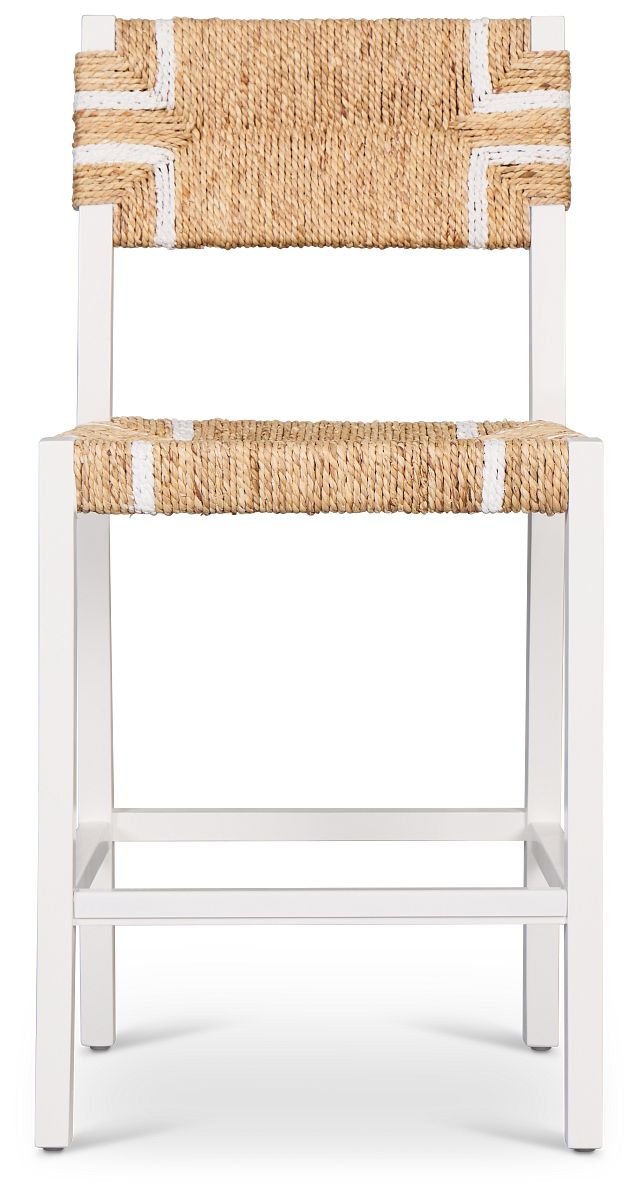 Nantucket Light Tone 24" Woven Barstool