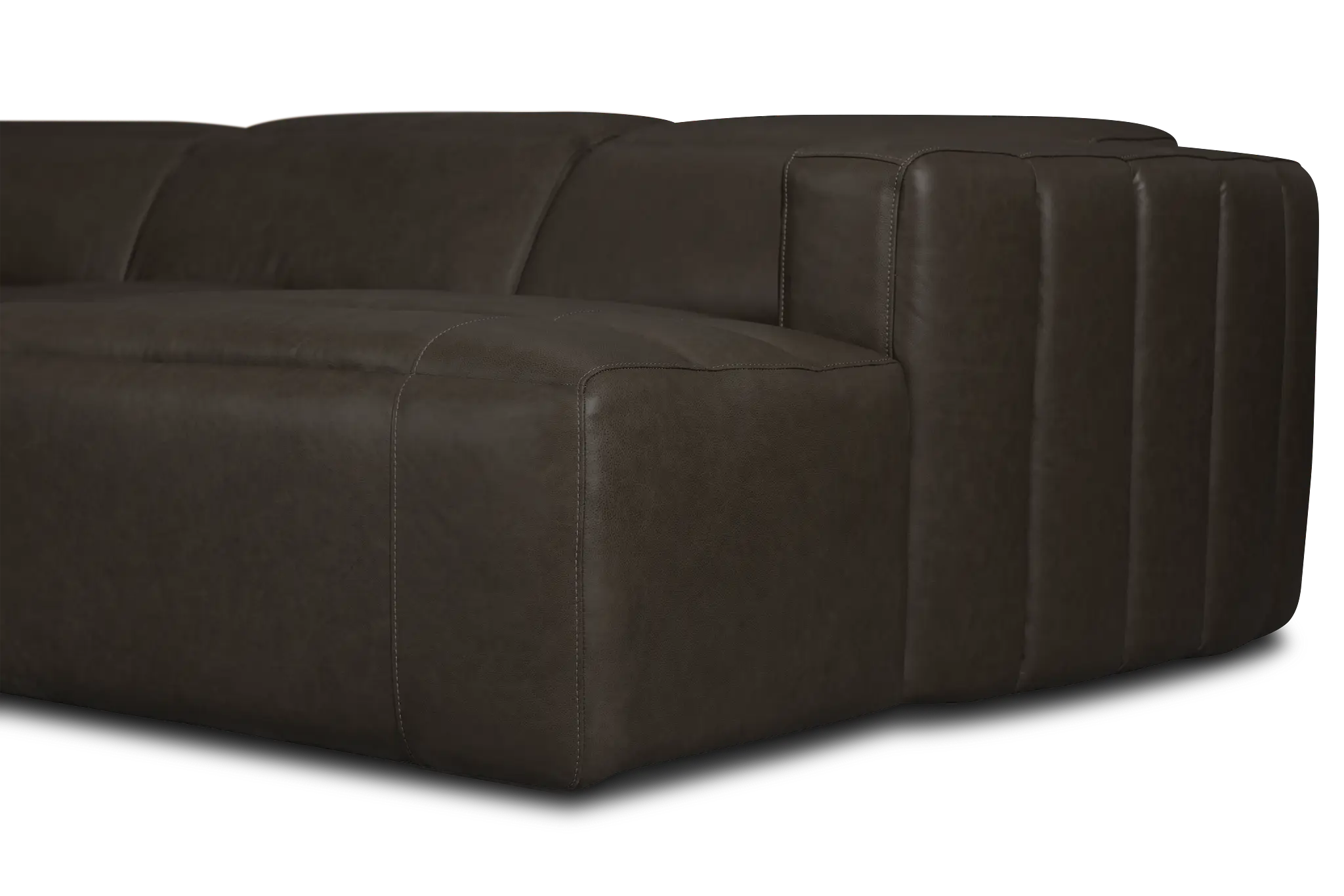 Jace Dark Gray Lthr/vinyl Small Dual Power Right Chaise Sectional Jace Dark Gray Lthr/vinyl Small Dual Power Right Chaise Sectional