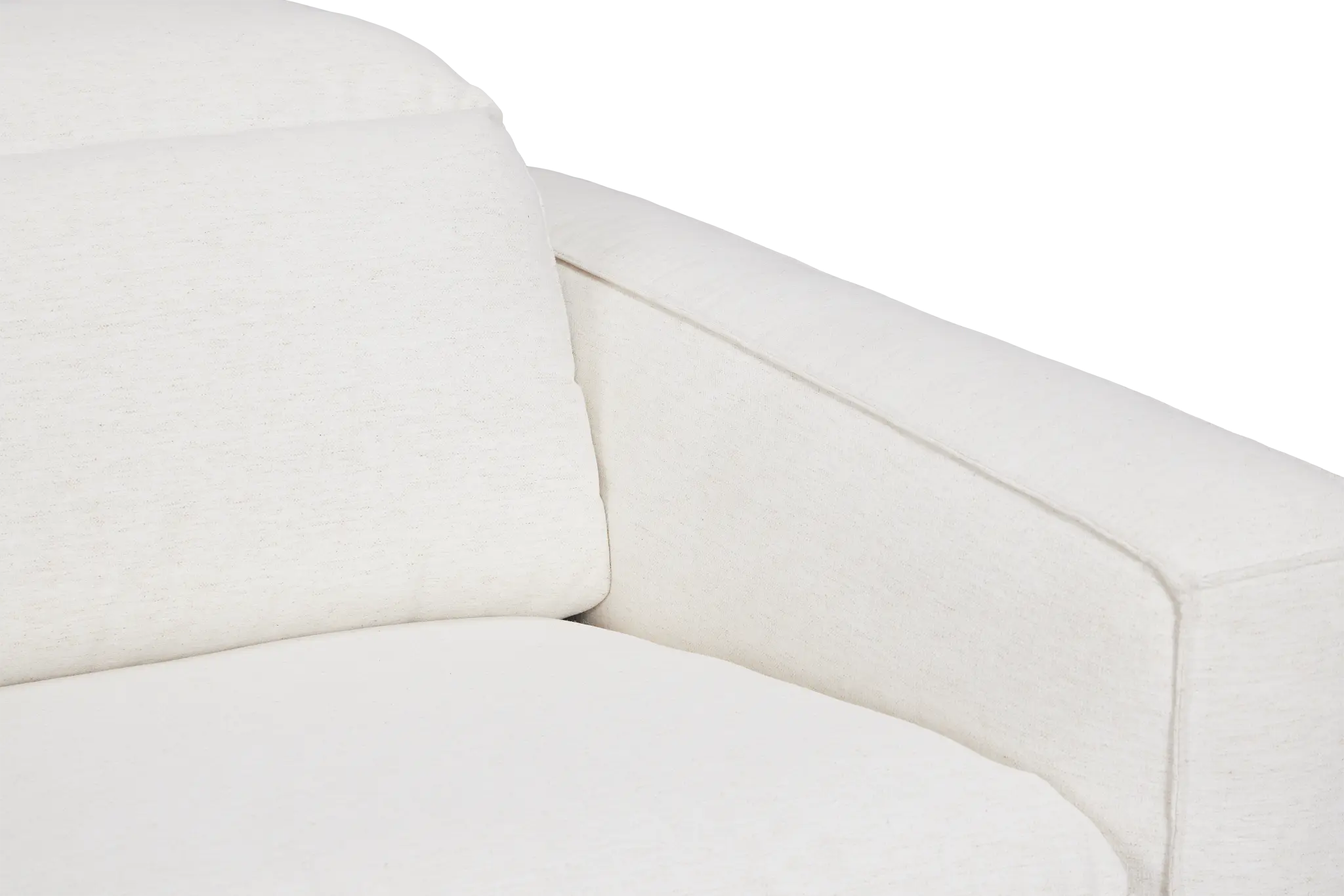 Ryland White Fabric Power Reclining Sofa Ryland White Fabric Power Reclining Sofa