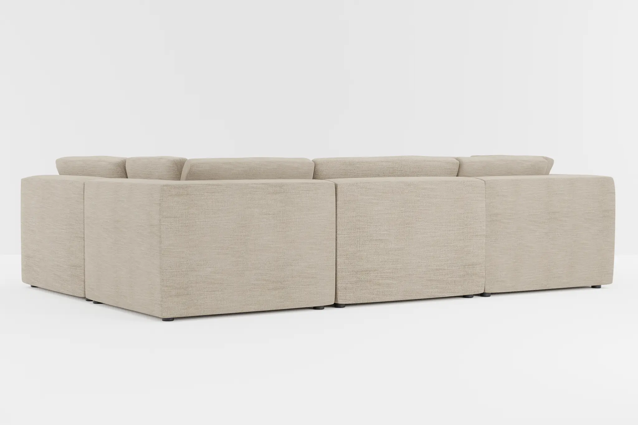 Destin Victory Taupe Fabric 6-piece Pit Sectional Destin Victory Taupe Fabric 6-piece Pit Sectional