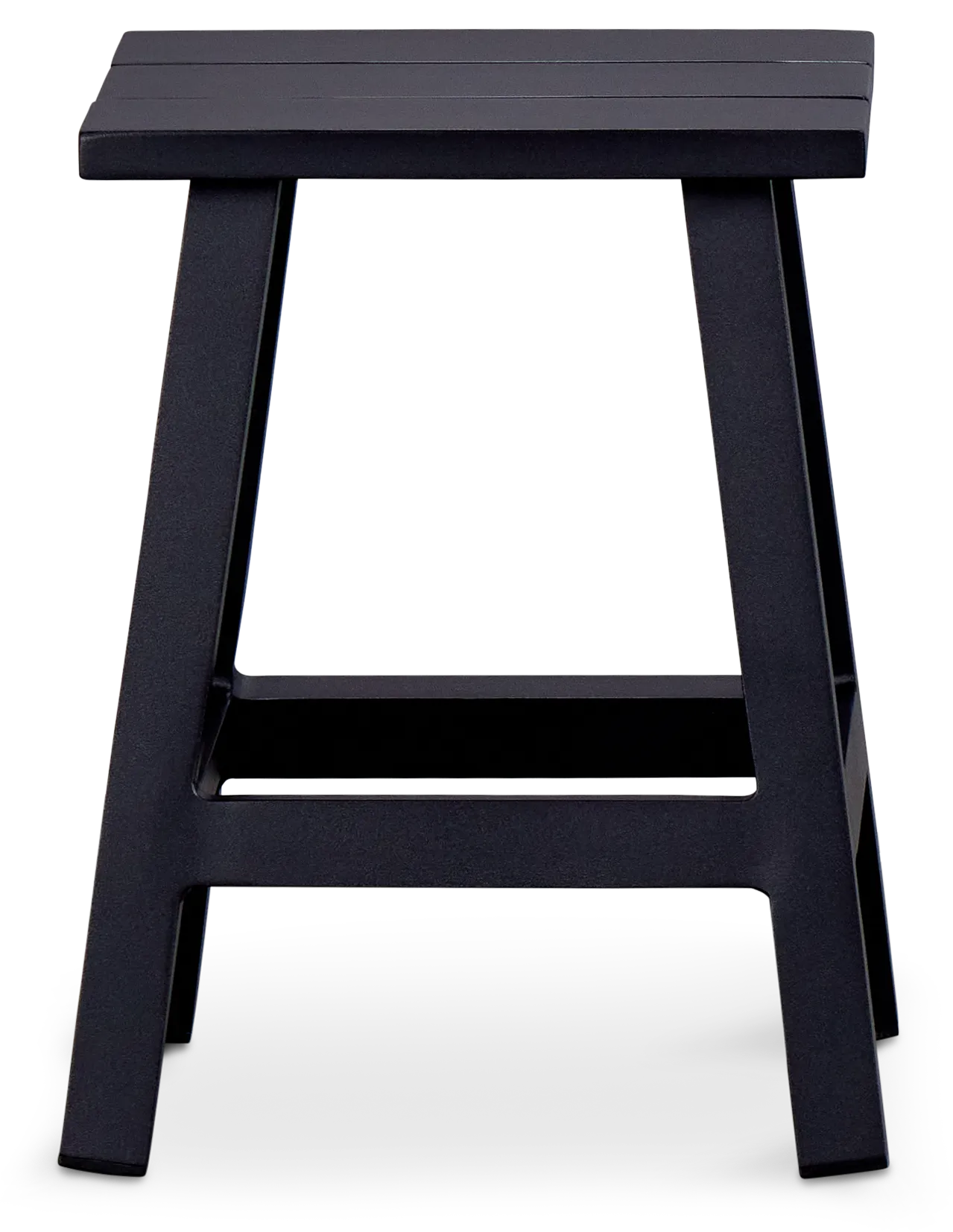 Barbados Black Square Accent Table