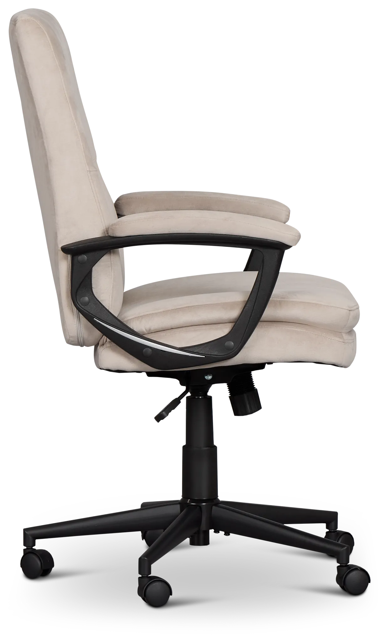 Krista Taupe Fabric Upholstered Desk Chair