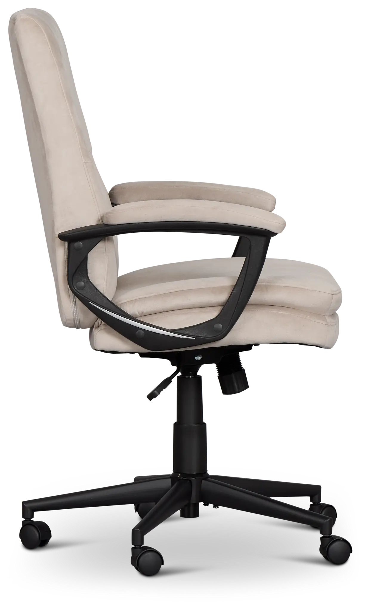 Krista Taupe Fabric Upholstered Desk Chair Krista Taupe Fabric Upholstered Desk Chair