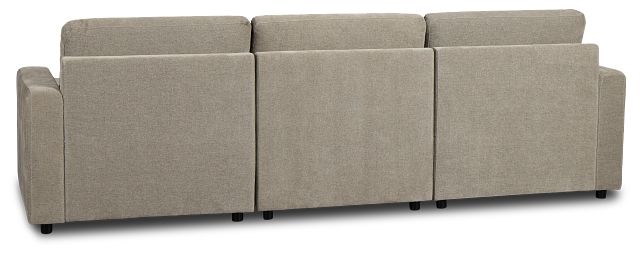 Addie Gray Fabric Right Chaise Storage Sectional