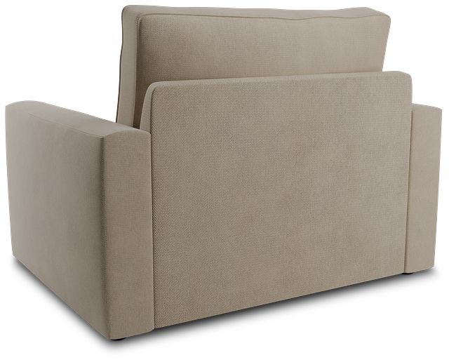 Siesta Peyton Beige Fabric Memory Foam Sleeper