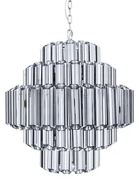 Camryn Black Glass Chandelier