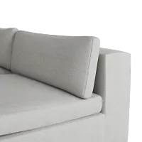 Destin Sutton Gray Fabric 6-piece Pit Sectional