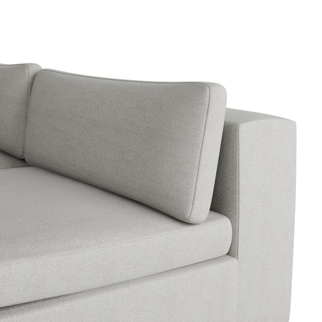 Destin Sutton Gray Fabric 6-piece Pit Sectional