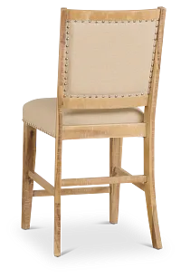 Joplin Light Tone 24" Upholstered Barstool