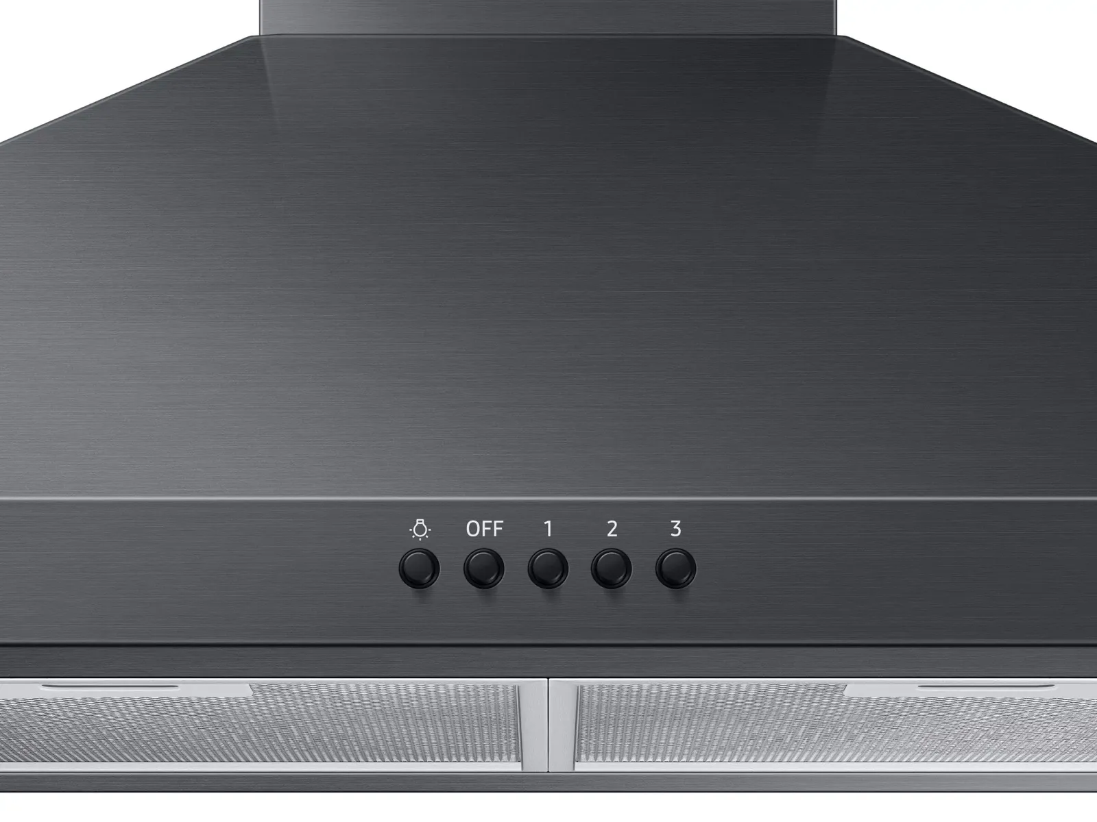 Samsung 5000 Series Black 30" Wall Mount Canopy Hood