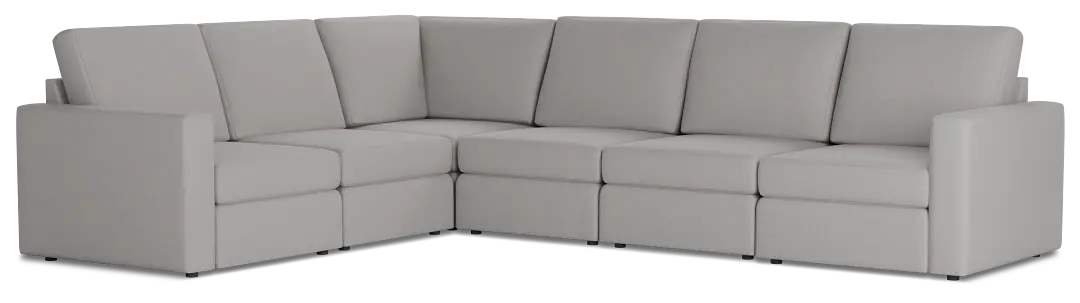 Citymod Light Gray Fabric Medium Two-arm Sectional Citymod Light Gray Fabric Medium Two-arm Sectional
