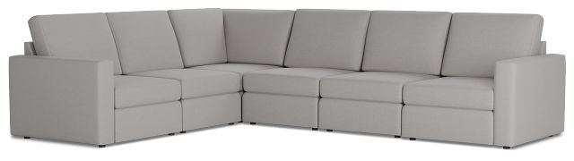 Citymod Light Gray Fabric Medium Two-arm Sectional
