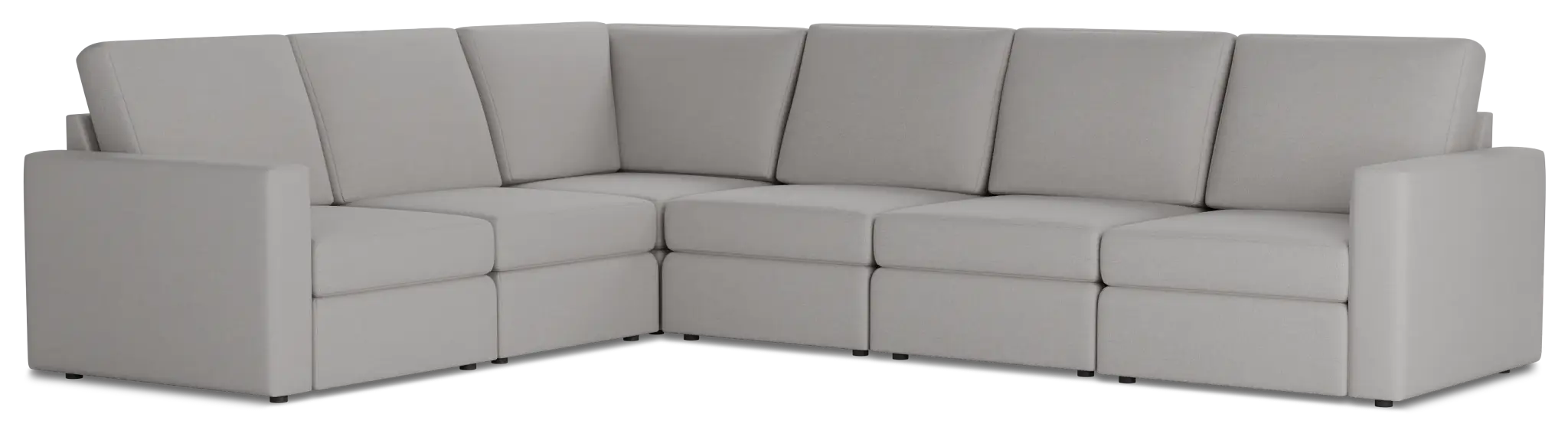 Citymod Light Gray Fabric Medium Two-arm Sectional Citymod Light Gray Fabric Medium Two-arm Sectional