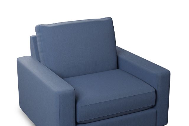Edgewater Revenue Dark Blue Swivel Chair