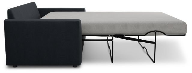 Siesta Victory Dark Blue Fabric Memory Foam Sleeper