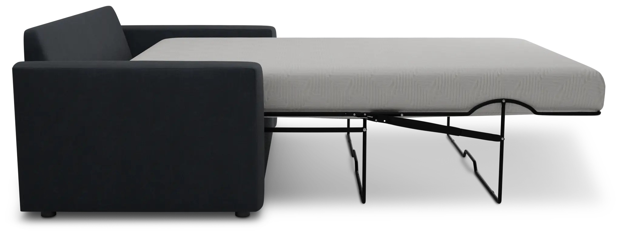 Siesta Victory Dark Blue Fabric Memory Foam Sleeper Siesta Victory Dark Blue Fabric Memory Foam Sleeper