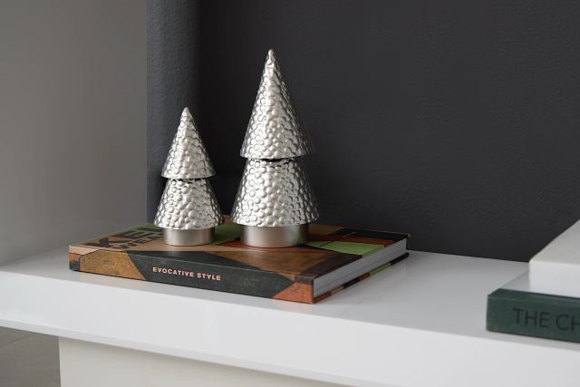 Noella Silver Small Tree Sculpture