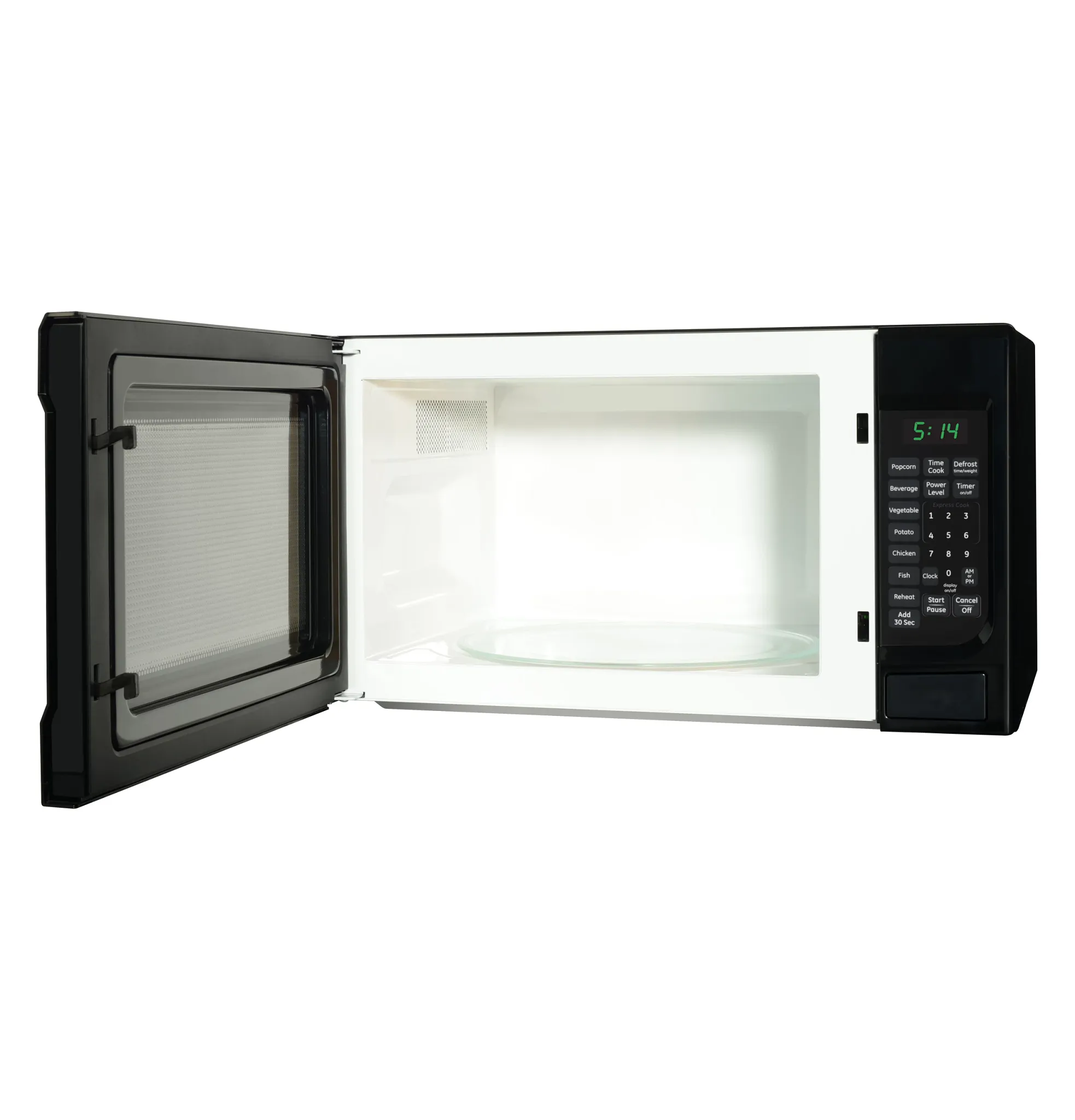 Ge 14 Series Black Countertop Microwave