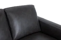 Lane Dark Gray Lthr/vinyl Sofa
