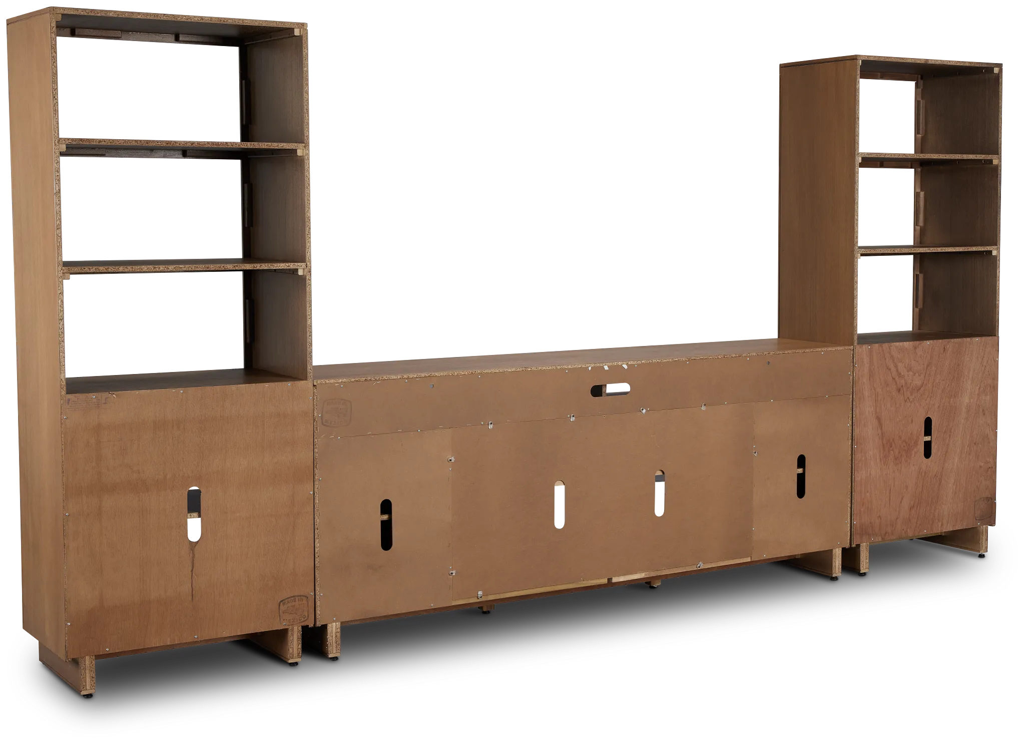 Richmond Light Tone 80" Door Entertainment Wall