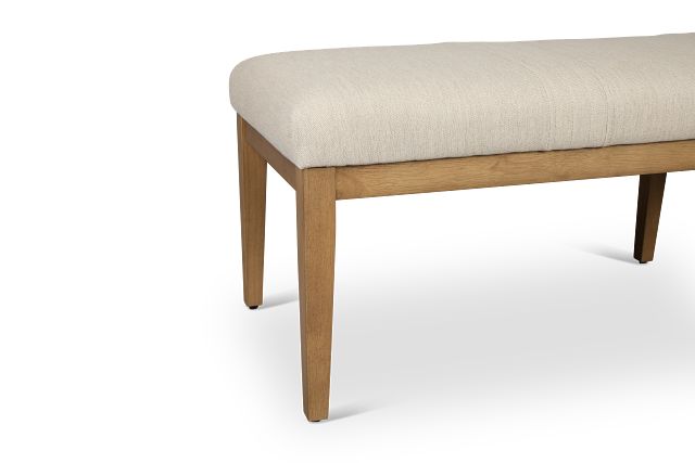 Tahoe Light Tone Upholstered Dining Bench