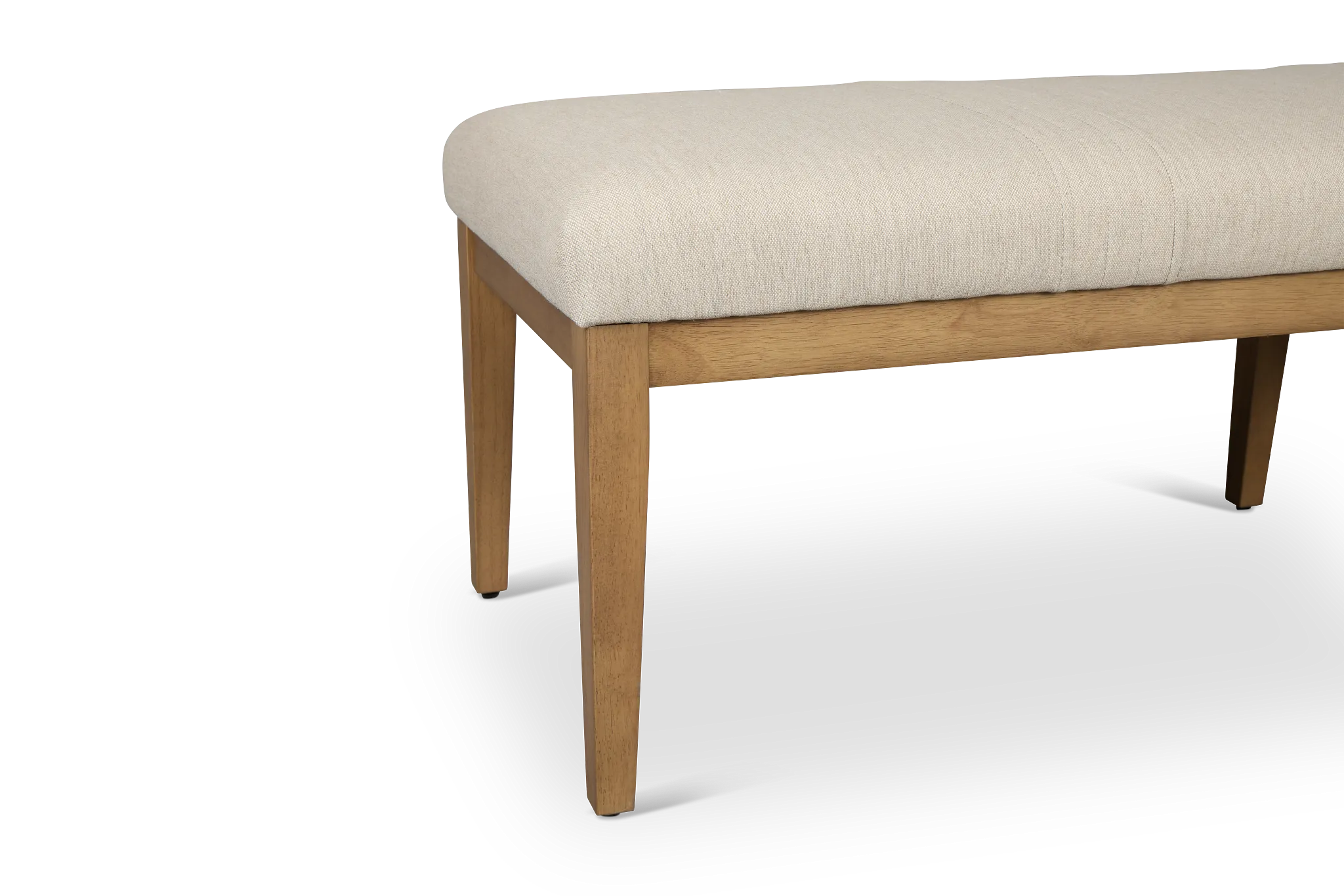 Tahoe Light Tone Upholstered Dining Bench