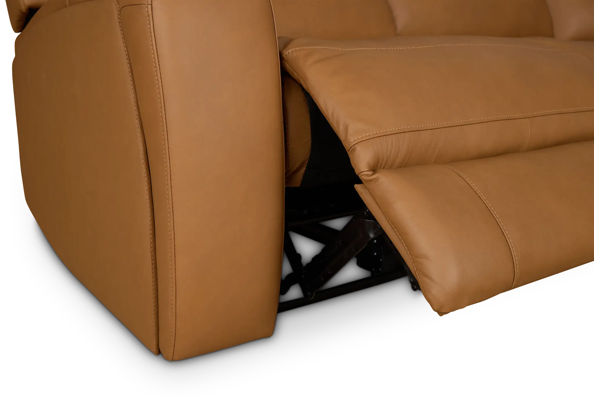 Summit Light Brown Lthr/vinyl Medium Triple Power 2-arm Sectional Summit Light Brown Lthr/vinyl Medium Triple Power 2-arm Sectional