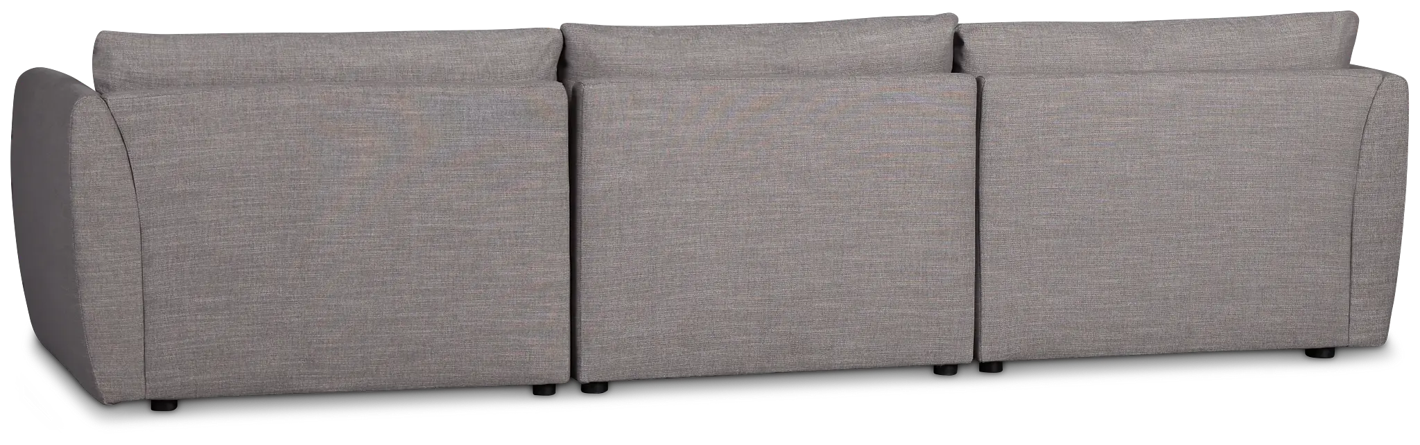Serena Gray Fabric 3-piece Modular Sofa Serena Gray Fabric 3-piece Modular Sofa
