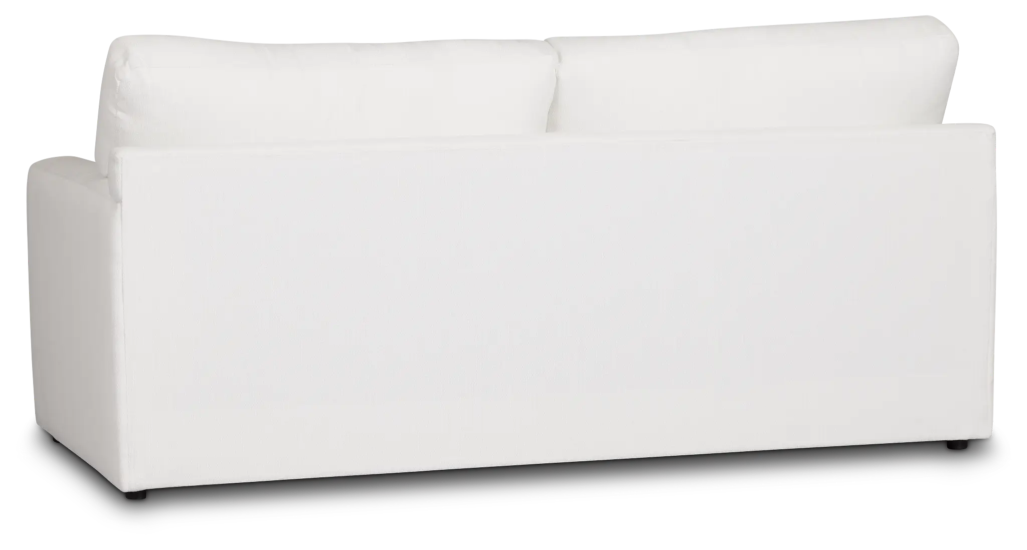 Rhodes White Fabric Memory Foam Sleeper Rhodes White Fabric Memory Foam Sleeper