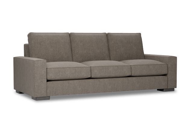 Edgewater Elite Brown 96" Sofa W/ 3 Cushions