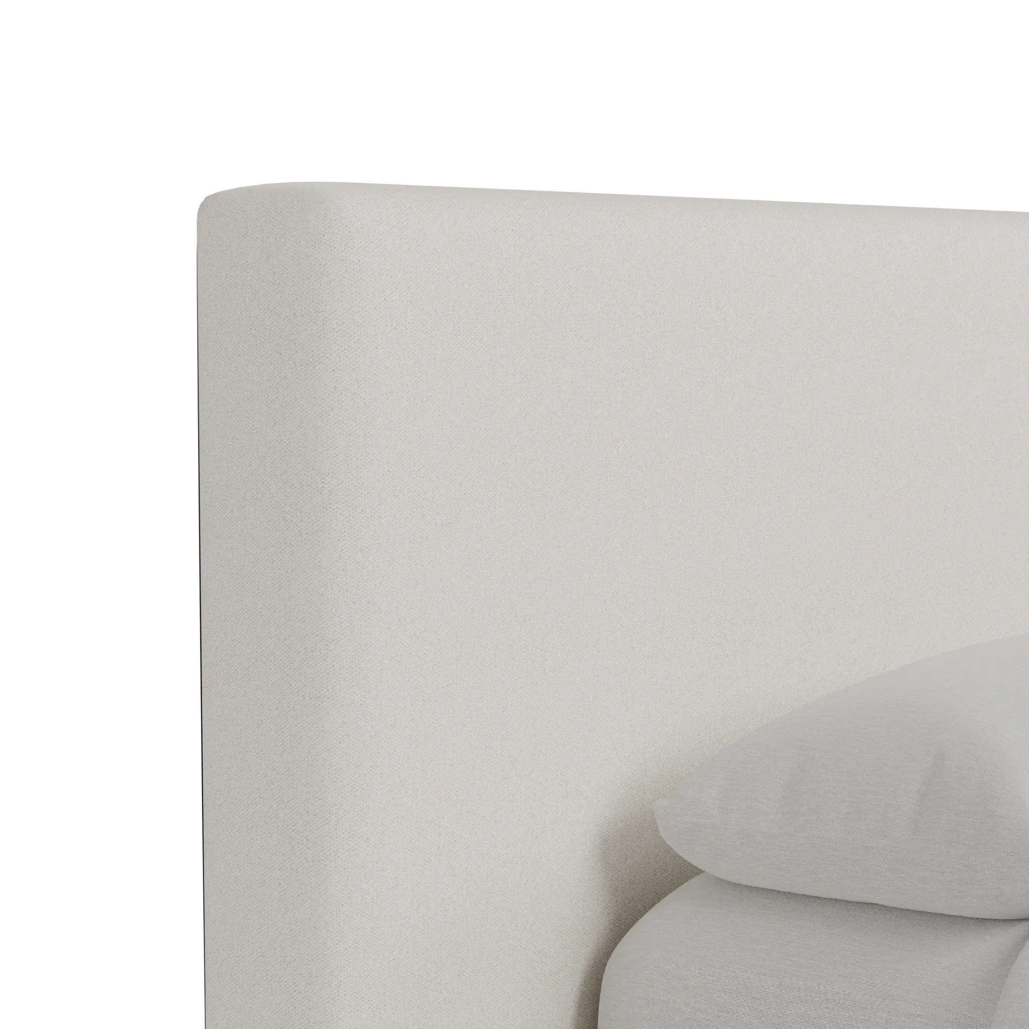 Grayton Gellar Beige 44" Upholstered Platform Bed Grayton Gellar Beige 44" Upholstered Platform Bed