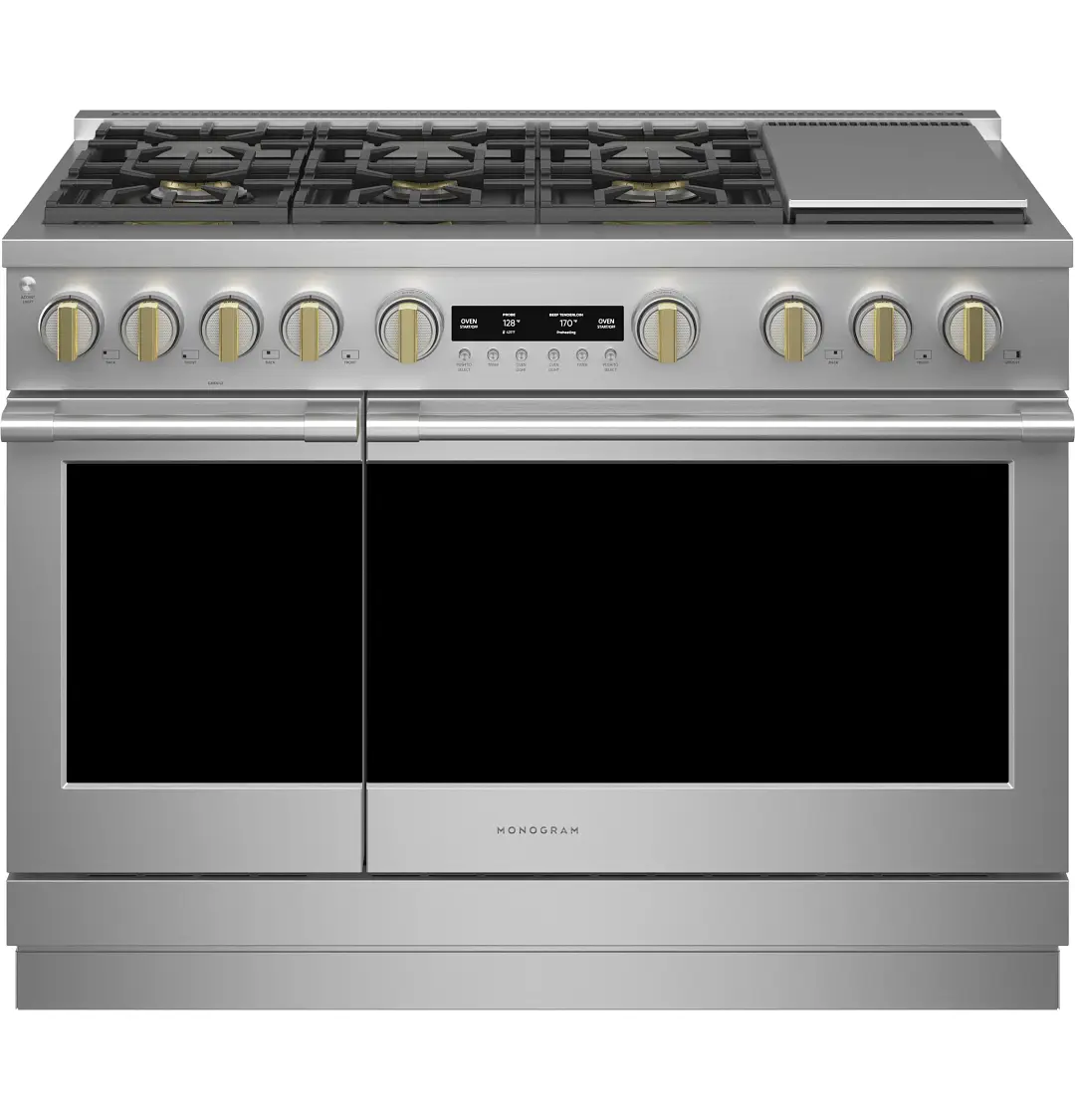 Monogram 486 Series Stainless Steel 48" Gas Range Monogram 486 Series Stainless Steel 48" Gas Range
