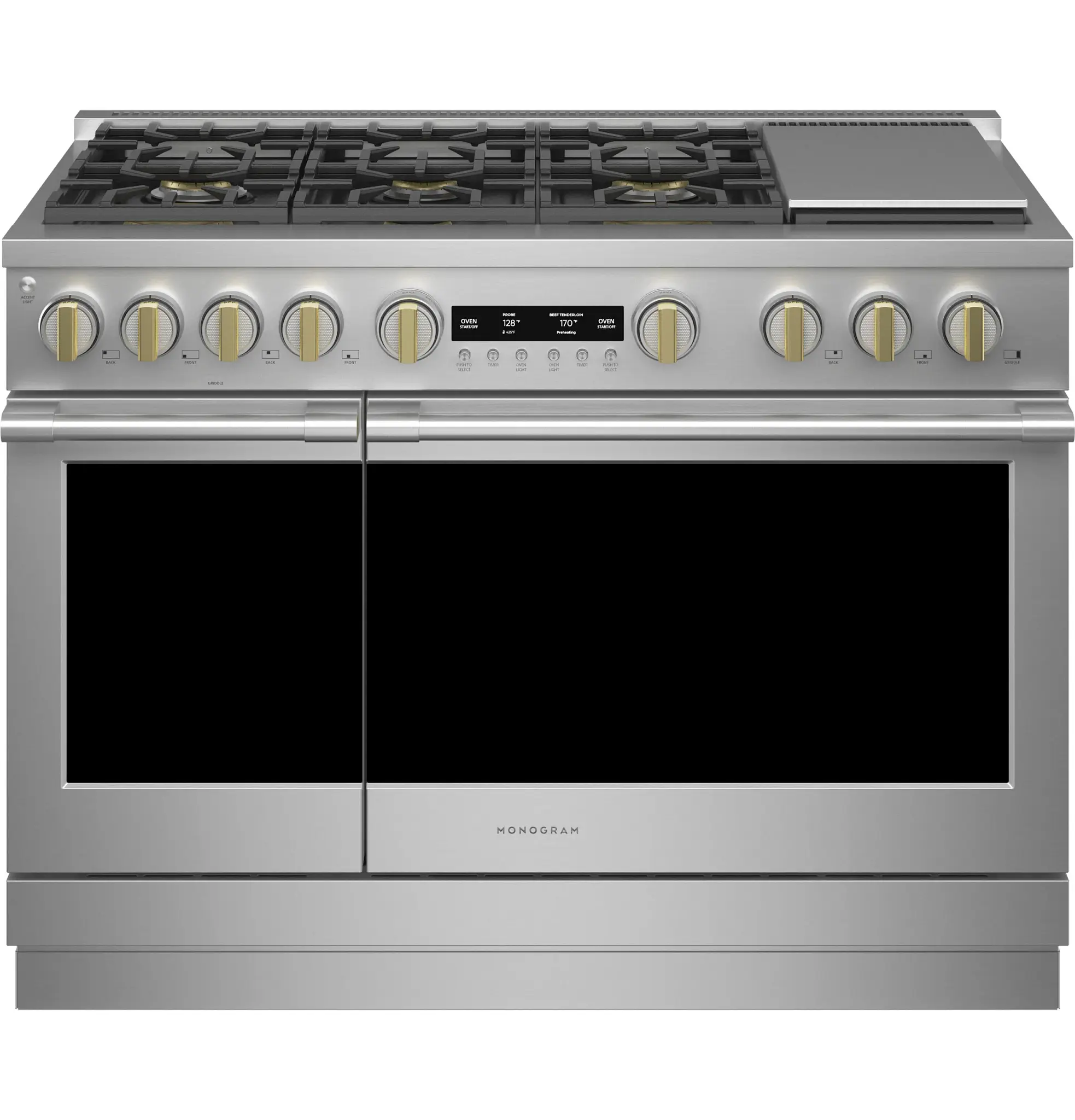 Monogram 486 Series Stainless Steel 48" Gas Range Monogram 486 Series Stainless Steel 48" Gas Range