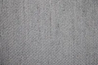 Alpha Light Gray Fabric Ottoman