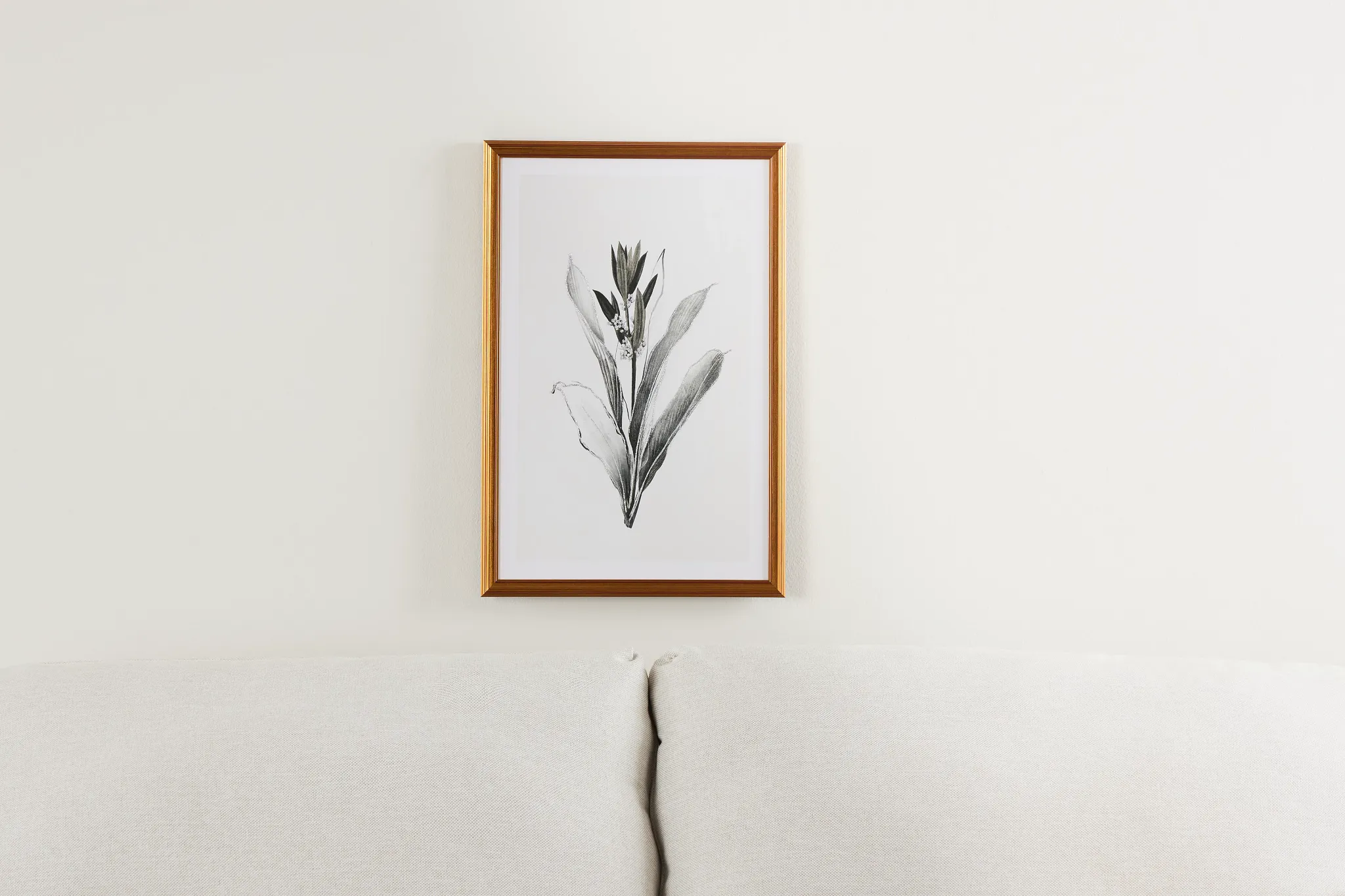 Apolline Gray Canvas Wall Art