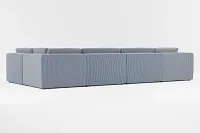 Destin Lucy Navy Fabric 8-piece Pit Sectional