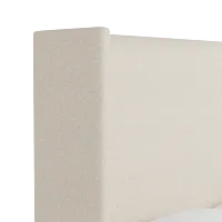 Captiva Merino Light Beige 60" Upholstered Shelter Bed
