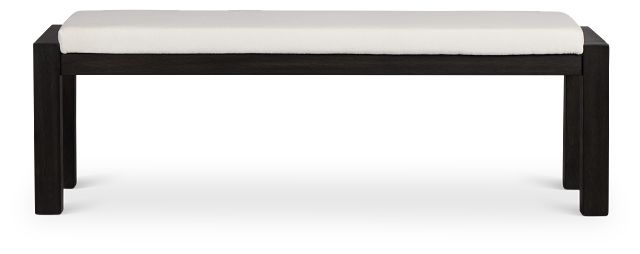 Jackson White Uph Dining Bench